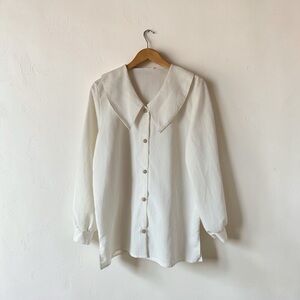 Vintage Dart Collar Blouse